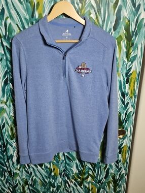 Antigua Light Blue Men’s Half-Zip Pullover Dodgers 2024 World Series - Size M